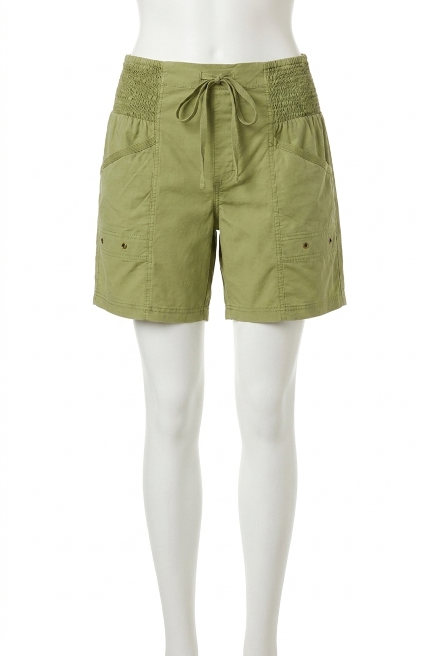 NEW XCVI gerta smocked waistband short in garnish pigment